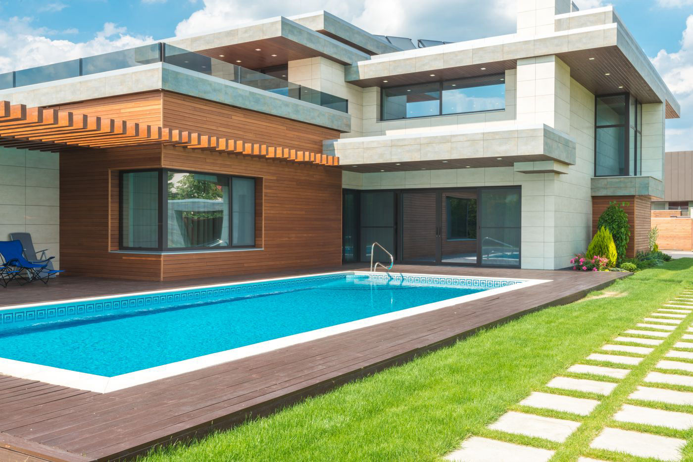 Casa moderna con pileta en Laguna Azul