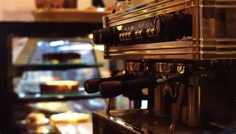 Cafetera preparando café